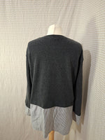 Chemisier noir Zara - Taille L - 40