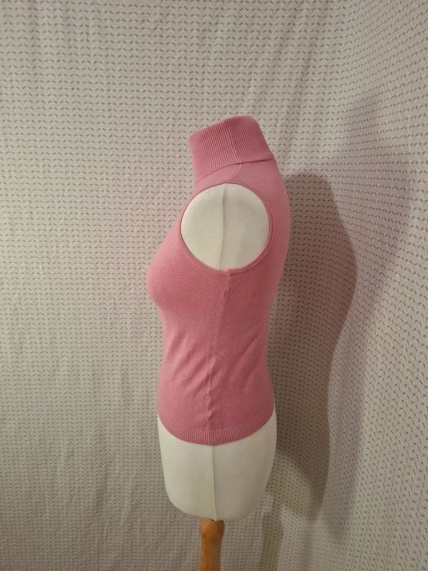 Col roulé rose Fast Mode - Taille M - 38