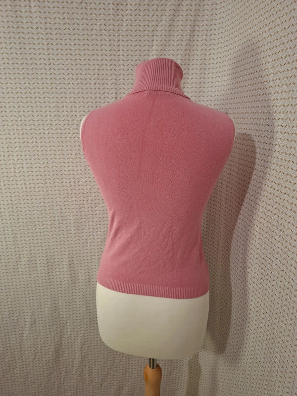 Col roulé rose Fast Mode - Taille M - 38