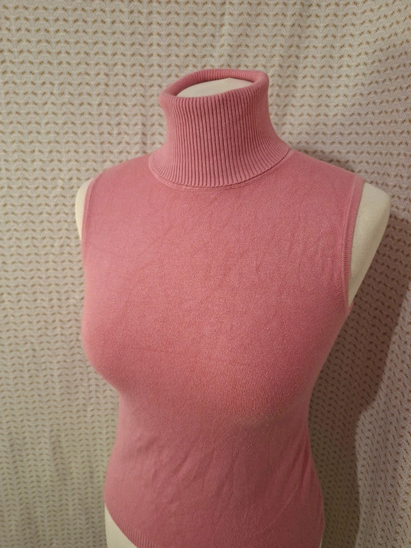 Col roulé rose Fast Mode - Taille M - 38