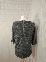 Blouse noir et blanche Kiabi - Taille L - 40