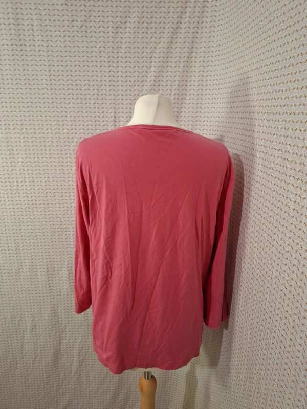 Blouse rose marque inconnue - Taille M - 38