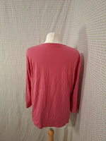 Blouse rose marque inconnue - Taille M - 38