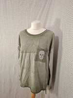 Blouses verte New Collection - Taille L - 40