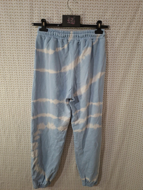 Pantalon bleu et blanc Bershka - Taille S - 36