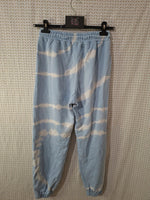 Pantalon bleu et blanc Bershka - Taille S - 36