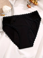 Lot de 2 culottes menstruelles avec dentelle ondulée