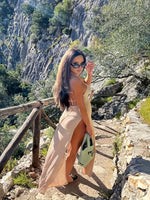 Robe dorée élégante #collection MONACO 2025