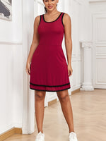 Robe d'été slim fit a-ligne #Paris