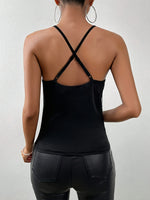 Top cami à sequins V – l’élégance scintillante pour vos soirées d’été