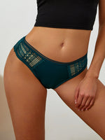 Lot de 3 tangas sexy en dentelle