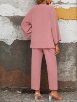 Ensemble élégant avec cardigan à manches longues