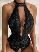 Body en dentelle florale