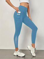 Legging élégant à couture mesh