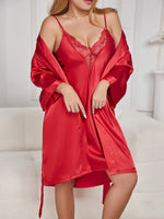 Ensemble de pyjama élégant avec dentelle