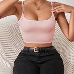 Crop top dos nu à bretelles fines #collection MONACO 2025