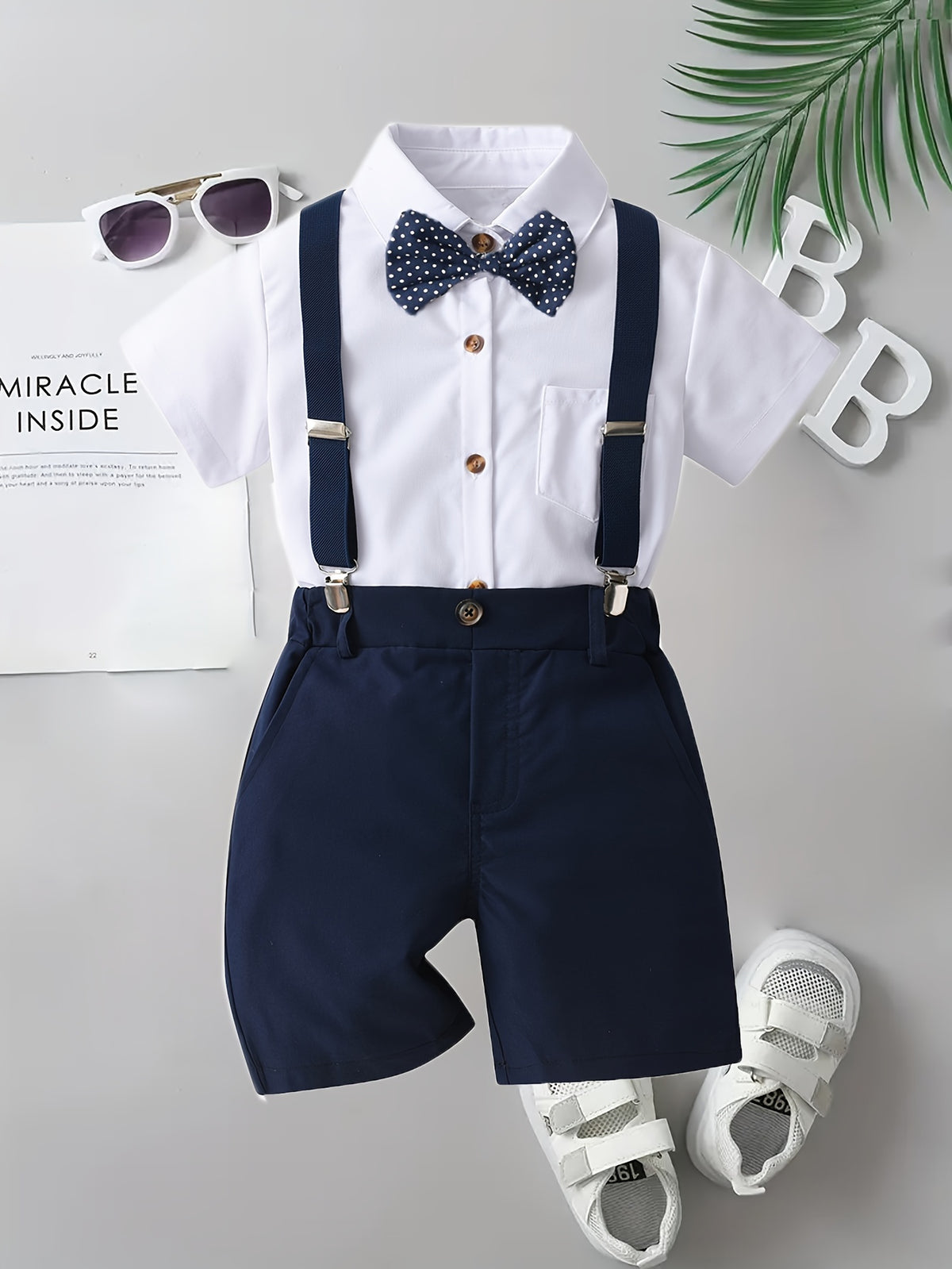 Tenue garçon élégante 4 pièces