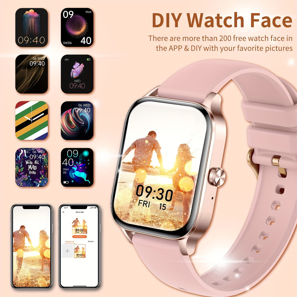 INNOFOVO Smartwatch - Technologie et Élégance au Poignet