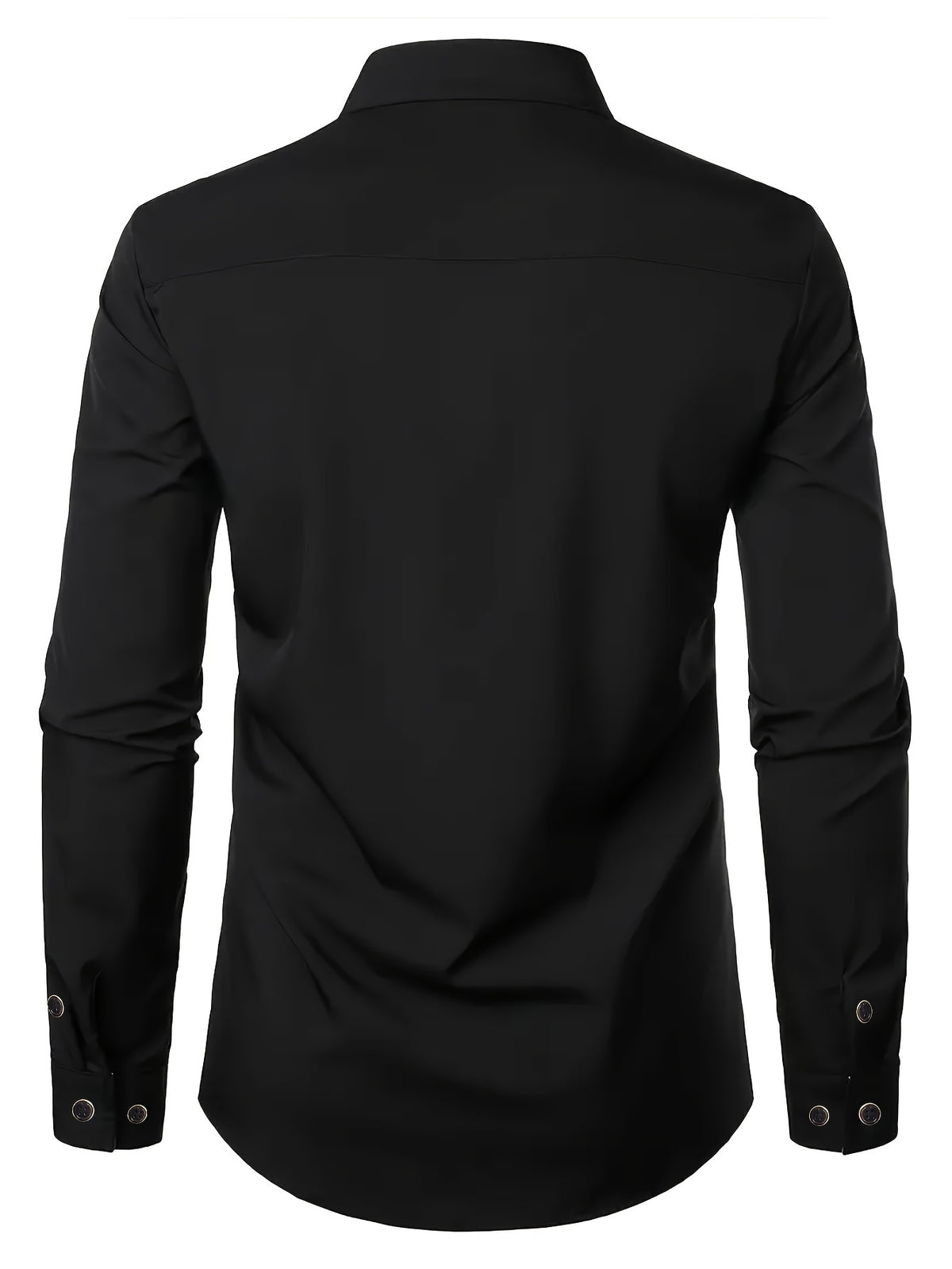Chemise élégante noire pour homme