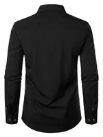 Chemise élégante noire pour homme