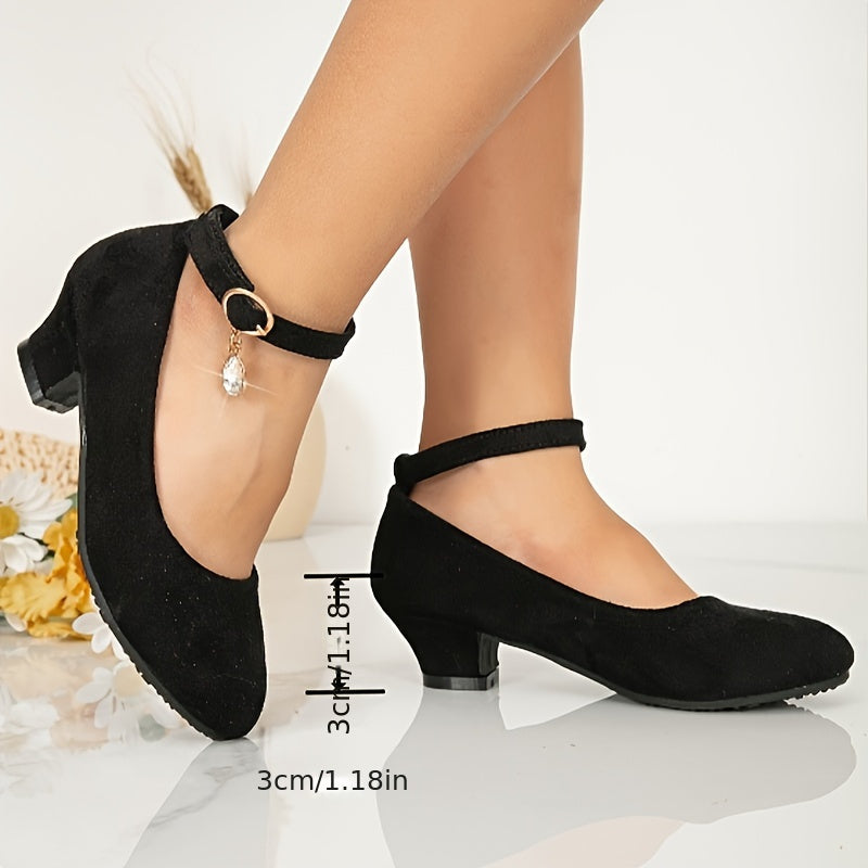 Escarpins princesses noirs avec perles