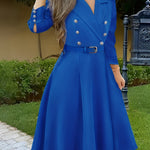 Robe élégante à manches longues