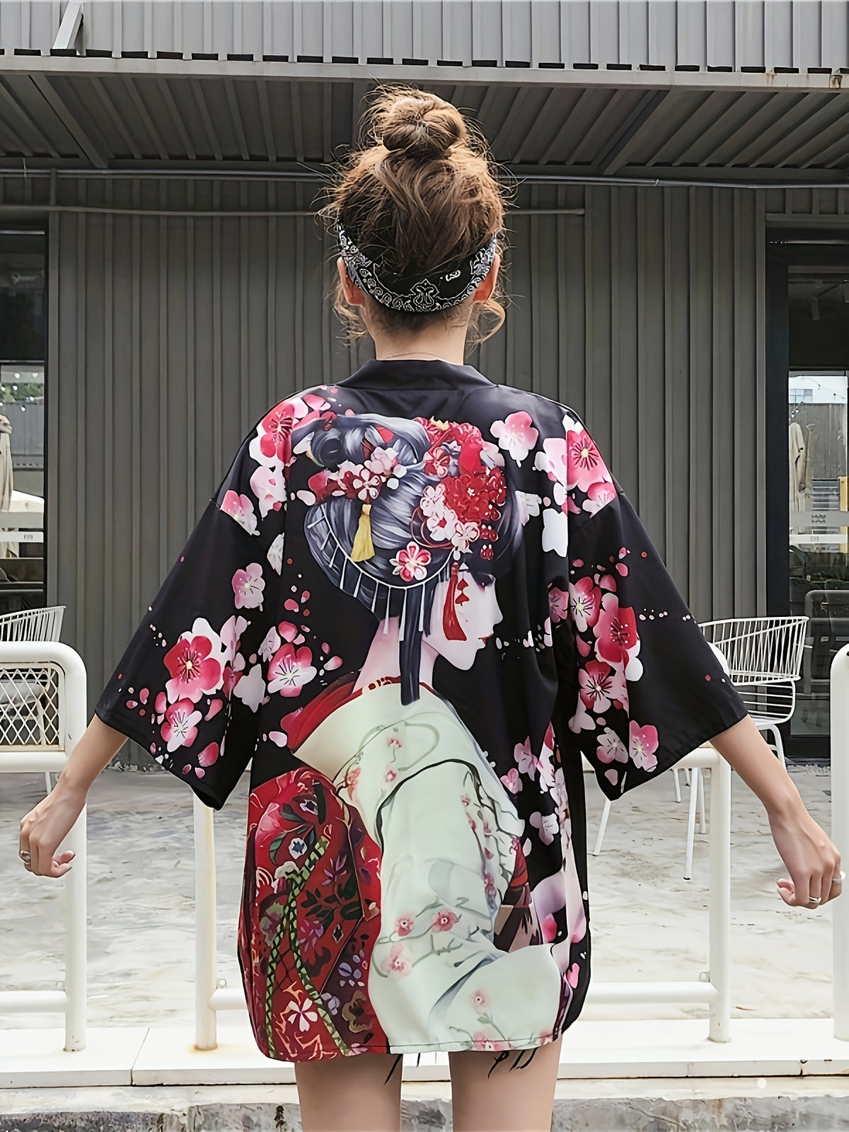 Kimono traditionnel japonais pour femme