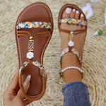 Sandales tressées pour femme