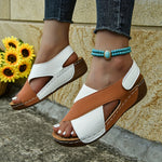 Sandales tendance à plateforme pour femme