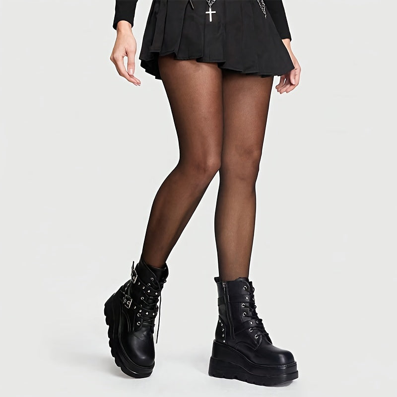 Lot de 3 collants transparents à motifs géométriques