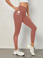 Legging élégant à couture mesh