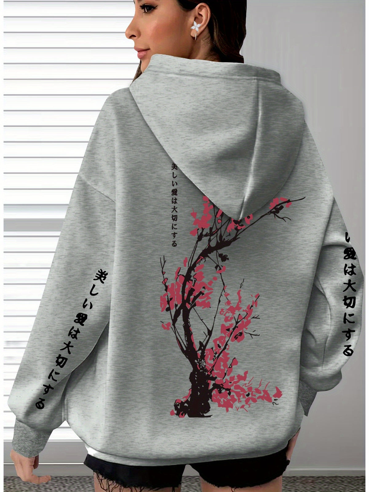 Sweat à capuche grande taille