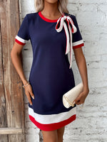 Robe élégante bicolore pour femme #Paris
