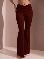 Elegant black flare pants