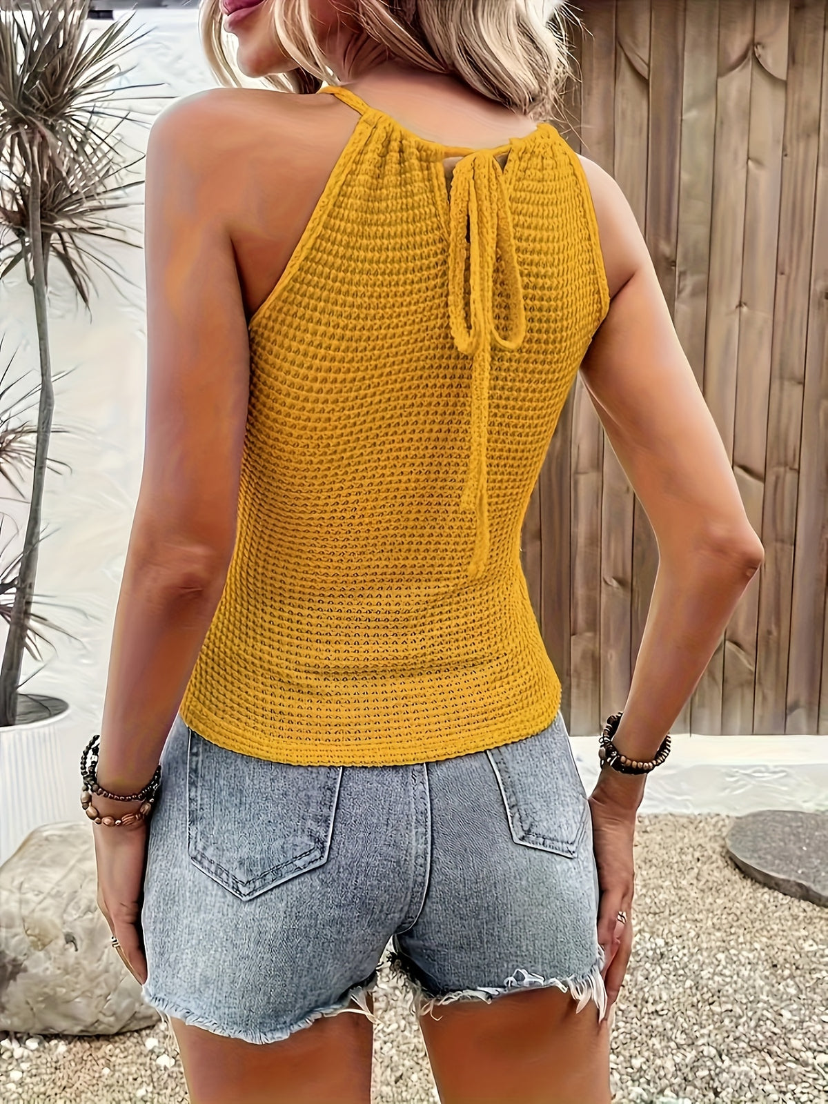 Débardeur dos nu en crochet élégant pour femme #collection MONACO 2025