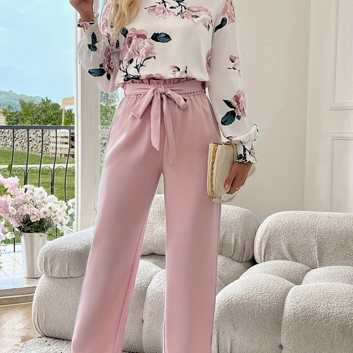 Ensemble haut & pantalon pour femme