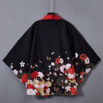 Kimono vintage à imprimé floral