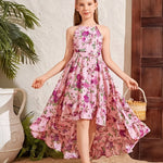 Robe imprimé floral pour fille & adolescente 
