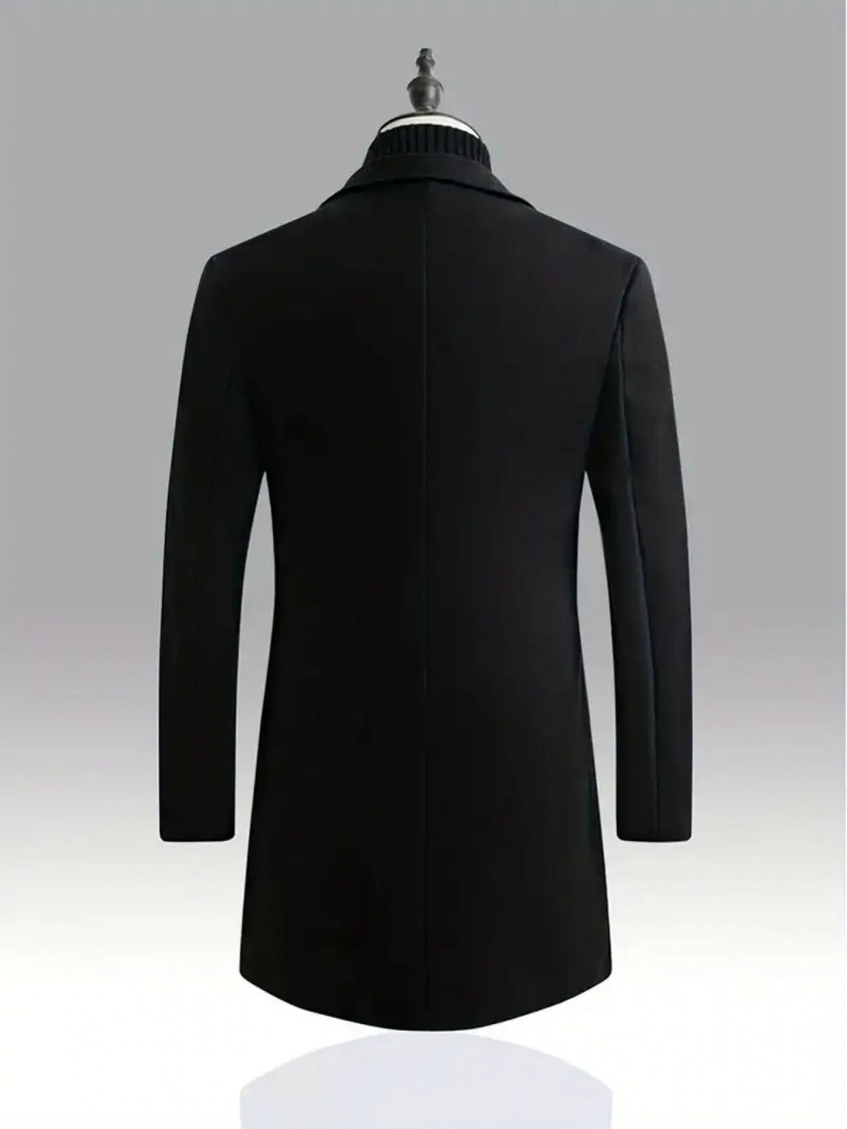 Manteau trench mi-long pour homme coupe slim #Bordeaux