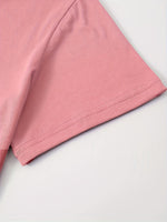 T-shirt casual femme à manches courtes
