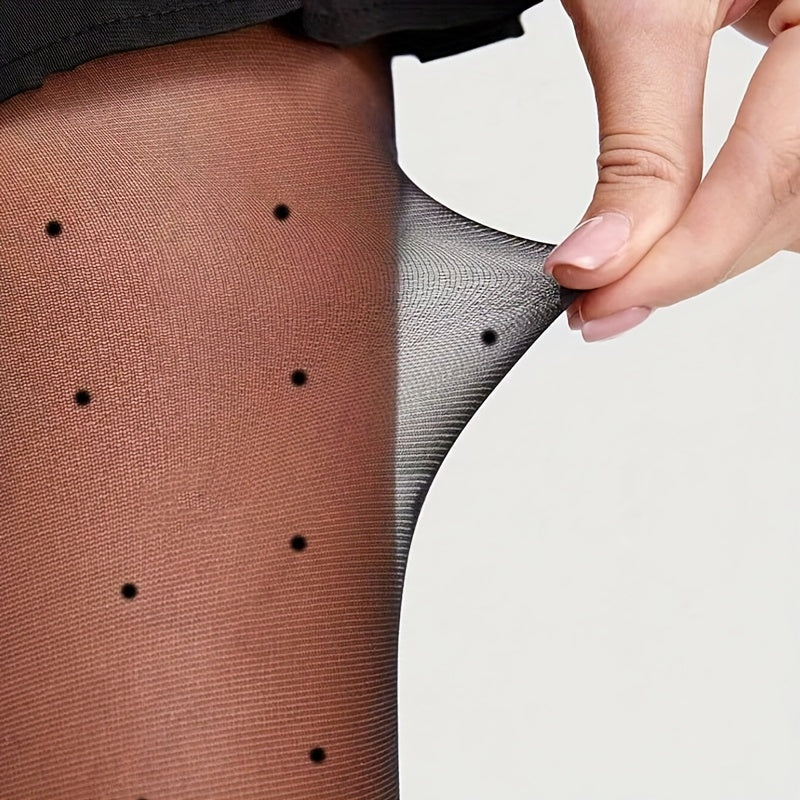 Lot de 3 collants transparents à motifs géométriques