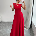 Robe midi sans manches imprimée #Paris
