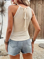 Débardeur dos nu en crochet élégant pour femme #collection MONACO 2025