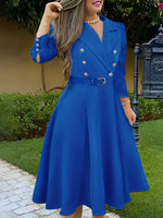 Robe élégante à manches longues