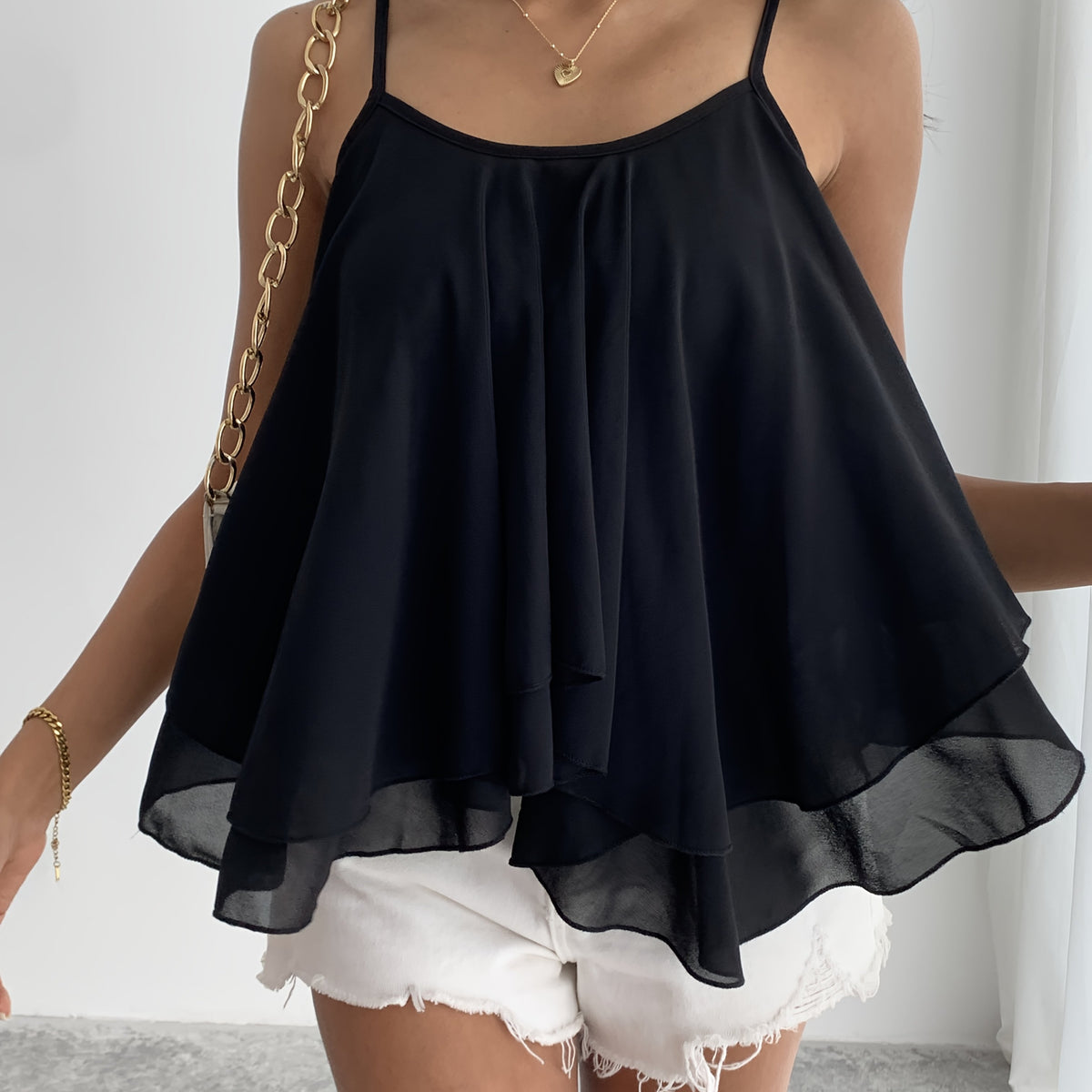 Blouse d’été à volants pour femme #Monaco