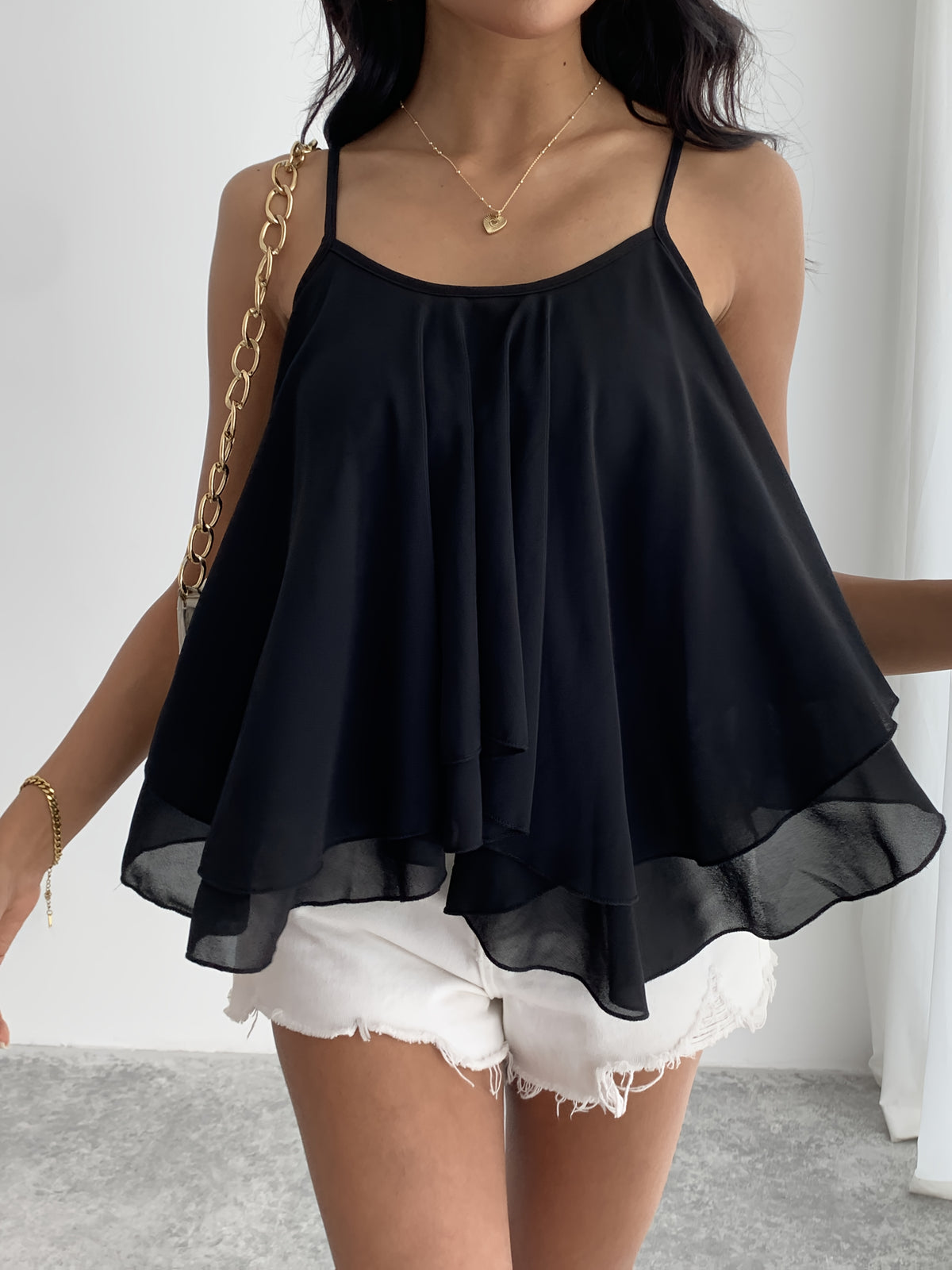 Blouse d’été à volants pour femme #Monaco