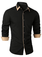 Chemise élégante noire pour homme