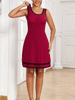 Robe d'été slim fit a-ligne #Paris