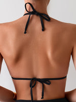 Haut de maillot de bain femme argenté
