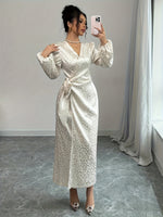 Robe élégante à effet satin